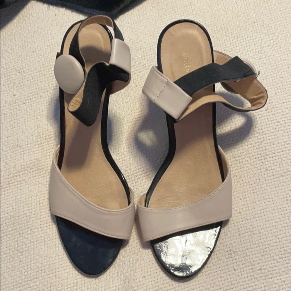 Open toe heels